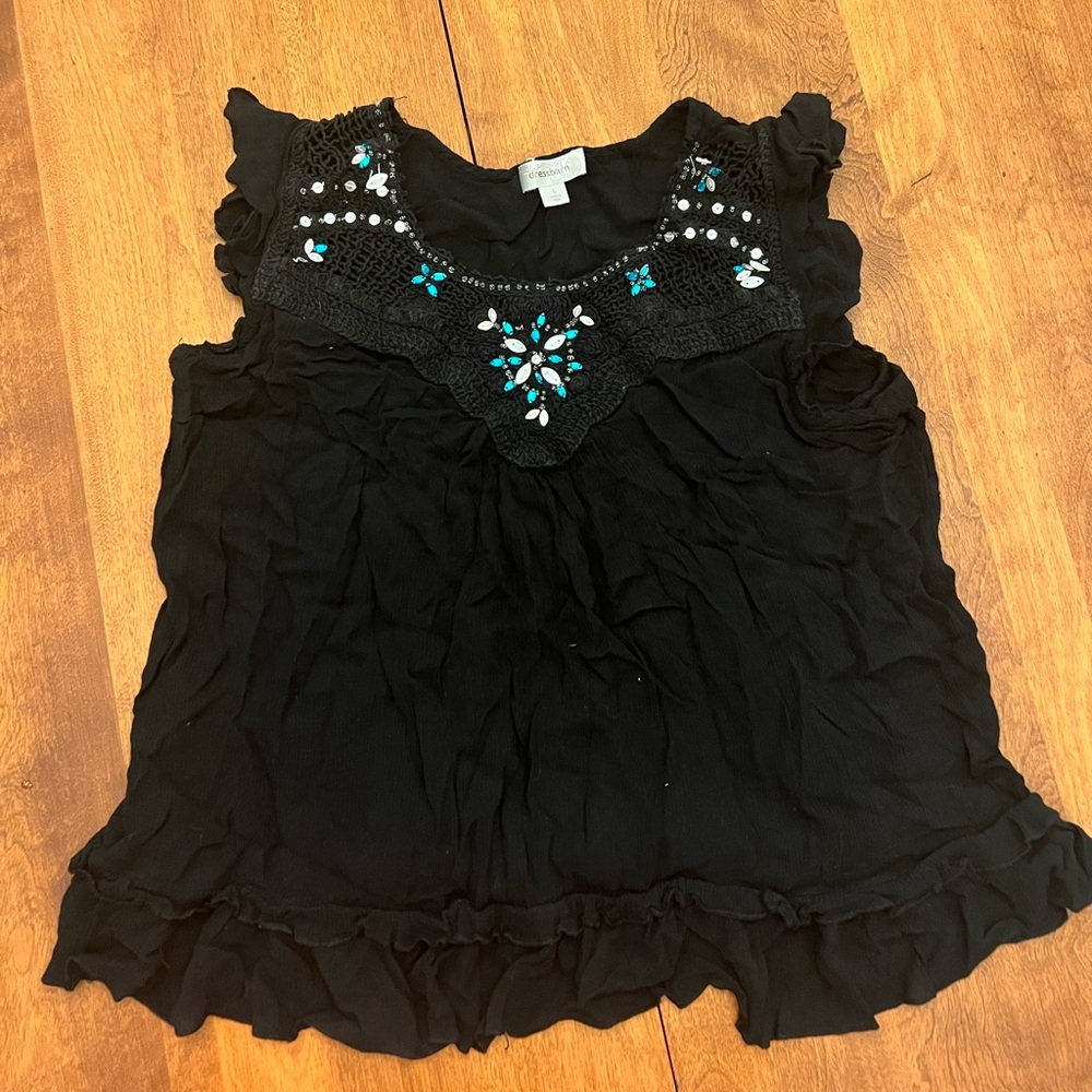 Beaded tank top